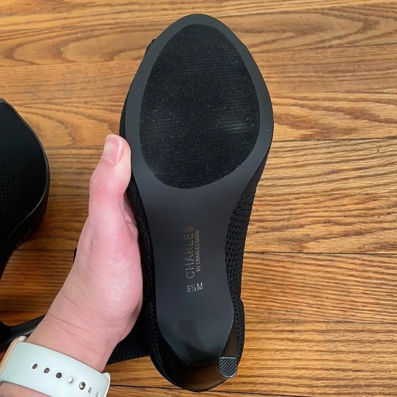 Charles by Charles David Knit Peep Toe Bootie Women’s Size 8.5 - Picture 10 of 11